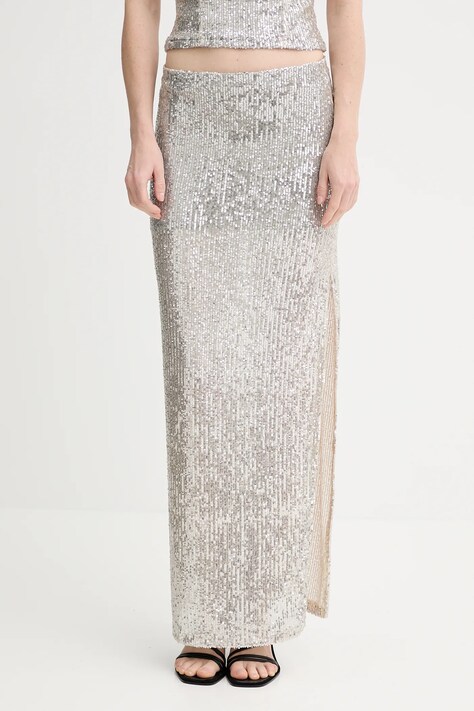 Φούστα Alohas Misi χρώμα: χρυσαφί, R100797