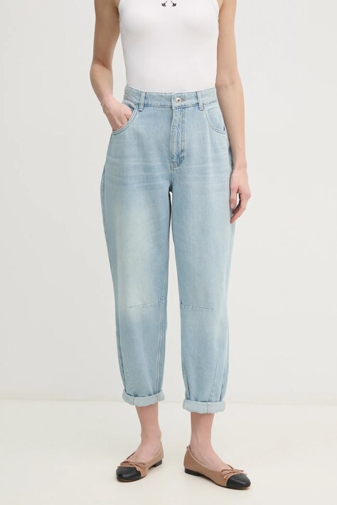 Mos Mosh jeans din bumbac high waist, 168940