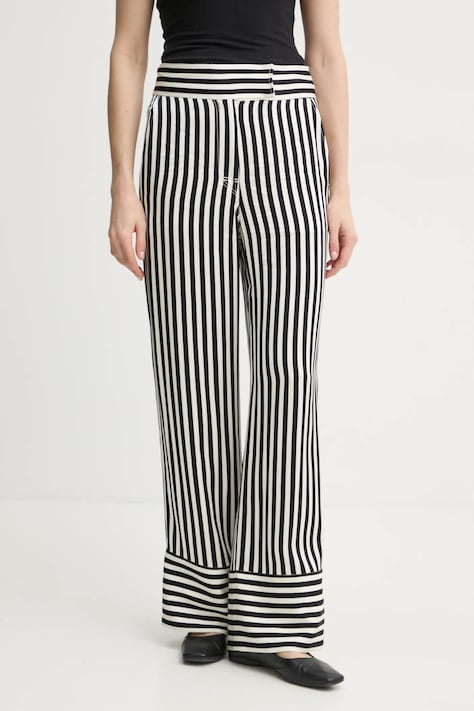 Day Birger et Mikkelsen spodnie Gabin damskie kolor czarny proste high waist DAY65243685