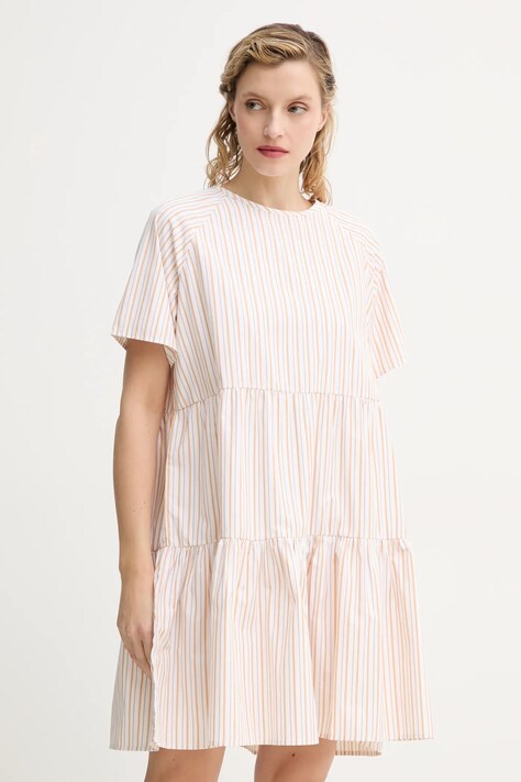 Рокля 2NDDAY Loretta в бяло къса с уголемена кройка 2252128245