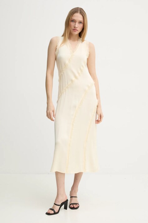 Day Birger et Mikkelsen rochie Ryleigh culoarea galben, midi, evazată, DAY65243750