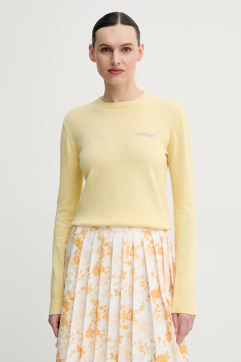 2NDDAY sweter z domieszką wełny Lance damski kolor żółty lekki 2252340408