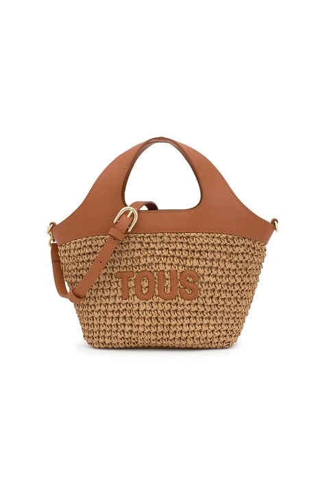 Tous poșetă LIRIO RAFIA culoarea maro, 2002205343