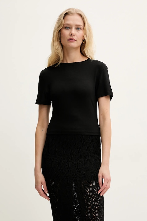 Silvian Heach tricou SIEGI femei, culoarea negru, GPP25092TS