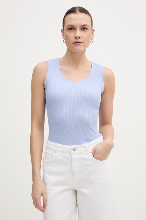 Mos Mosh top con aggiunta di seta colore beige 168310