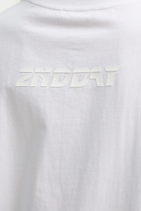 Бавовняна футболка 2NDDAY Arale TT — ZS25-TSD00Z, білий — фото 5