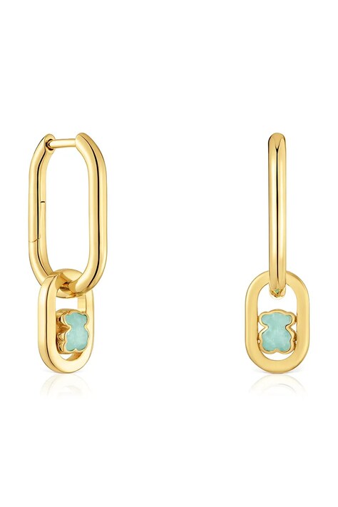 Tous kolczyki srebrne pozłacane 1004559300