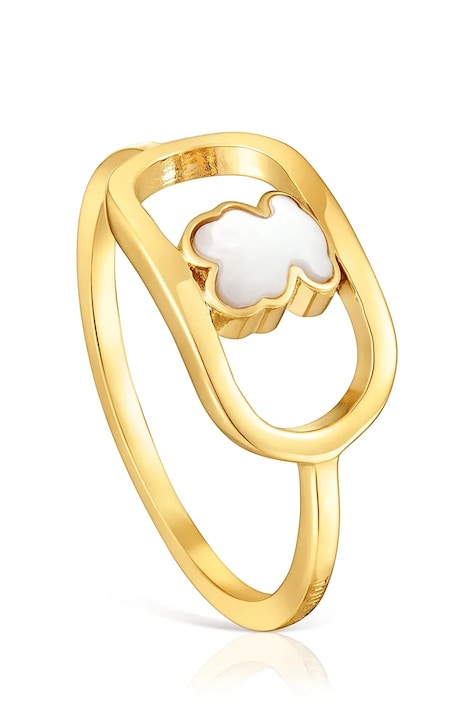 Pozlátený prsteň Tous 1004561814