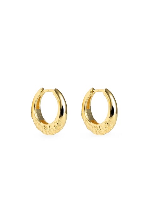 ANIA KRUK kolczyki damskie ze srebra pozłacanego bez kamienia VINTAGE SMRKS1830Z