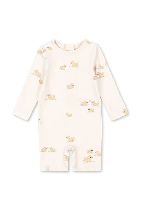 Fanga Fontana kombinezon kąpielowy niemowlęcy COMO SWIM ONESIE GRS kolor beżowy FA100075