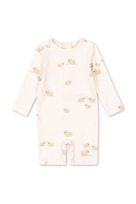 Fanga Fontana kombinezon kąpielowy niemowlęcy COMO SWIM ONESIE GRS kolor beżowy FA100075