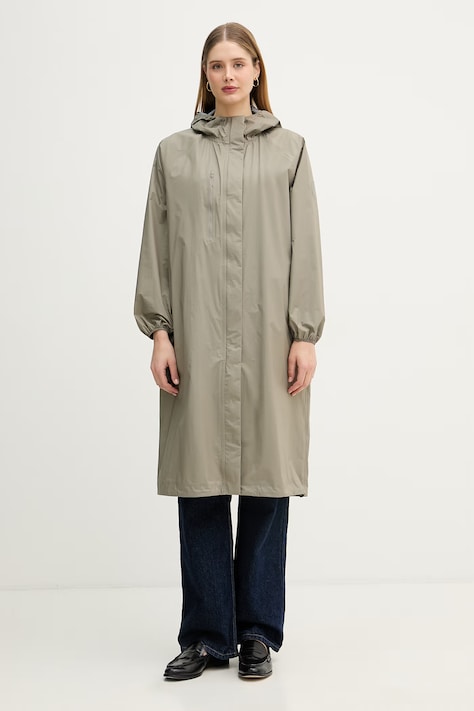 Save The Duck kurtka przeciwdeszczowa damska SHOWER szara C42264W.LITE22