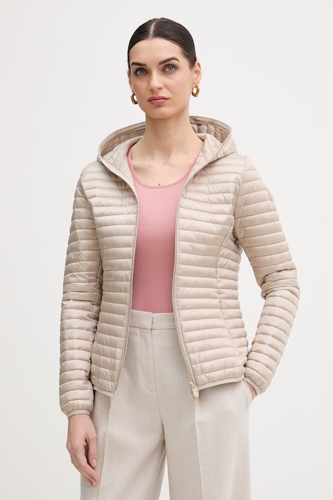 Save The Duck geacă ALEXA culoarea bej, de tranziție, D33620W.IRIS22