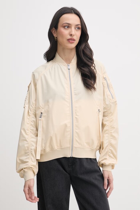 Save The Duck bomberka damska LIL beżowa D32105W.TWIL22