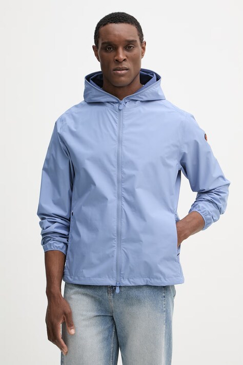 Save The Duck kurtka ZAYN kolor niebieski przejściowa D30571M.WIND22