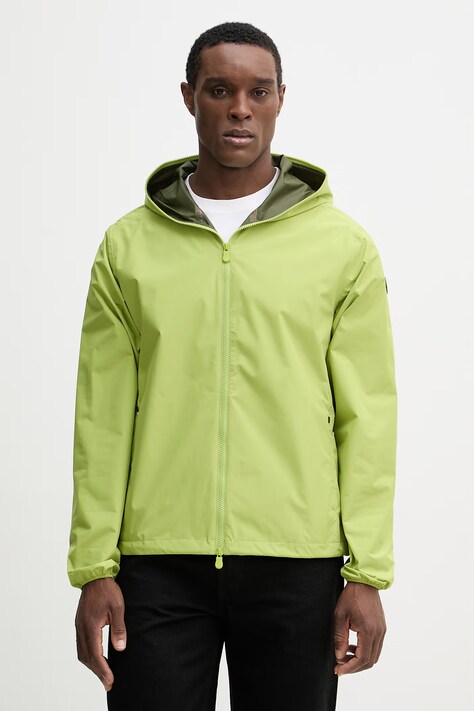 Save The Duck kurtka ZAYN kolor zielony przejściowa D30571M.WIND22