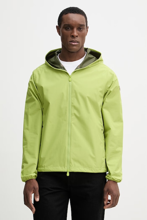 Bunda Save The Duck ZAYN zelená farba, prechodná, D30571M.WIND22