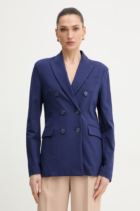 Silvian Heach marynarka dwurzędowa damska FATISE granatowa GPP26061GC