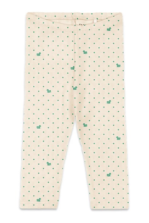 Fanga Fontana dziecięce bawełniane BELLO DUE PANTS OCS beżowe regular waist FA100088