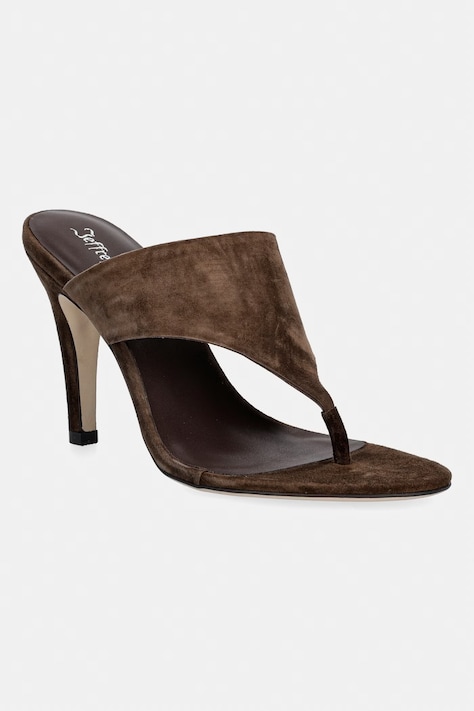 Jeffrey Campbell japonki damskie zamszowe AZULA brązowe JCD-242-4-10