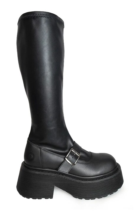 Altercore półbuty damskie Lora czarne na platformie Lora Black