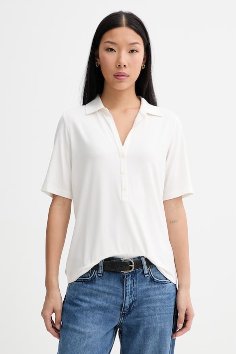 Marc O'Polo polo dámské s viskózou béžové 5000014088