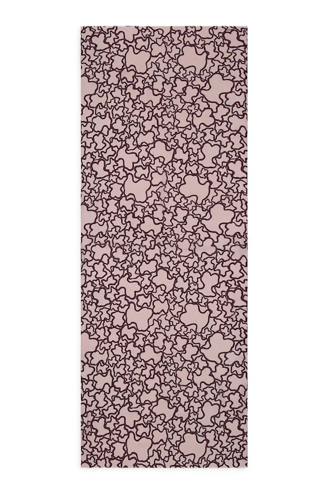 Tous szal damski kolor bordowy wzorzysty 2002202633