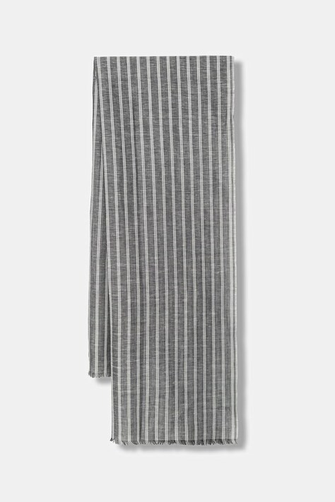 Marc O'Polo chusta męska lniana czarna 5000013918