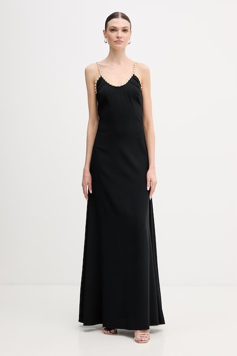 Сукня Silvian Heach RAMAB колір чорний maxi розкльошена GPP26070VE