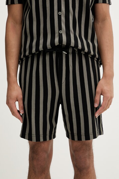 Marc O'Polo szorty dresowe męskie bawełniane czarne regular waist 5000013936