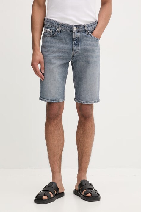 Marc O'Polo szorty męskie jeansowe niebieskie regular waist 5000009742