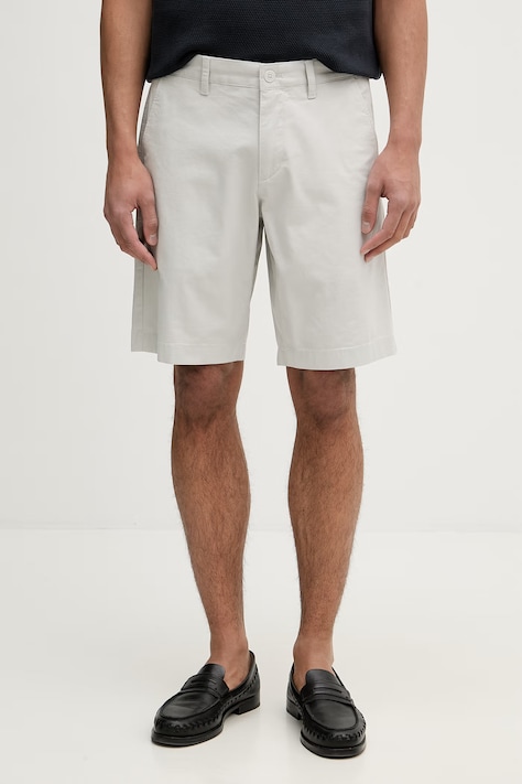 Marc O'Polo szorty męskie z bawełną szare regular waist 5000013927