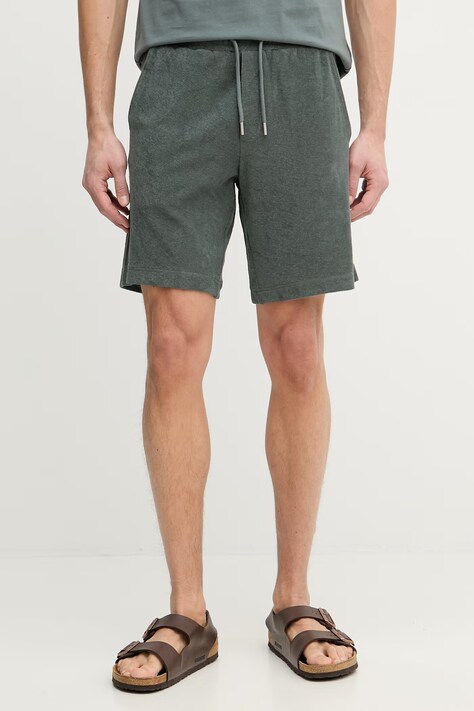 Marc O'Polo szorty dresowe męskie bawełniane zielone 5000013937