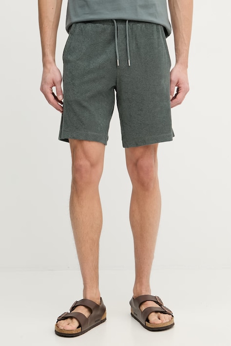 Marc O'Polo szorty dresowe męskie bawełniane zielone 5000013937