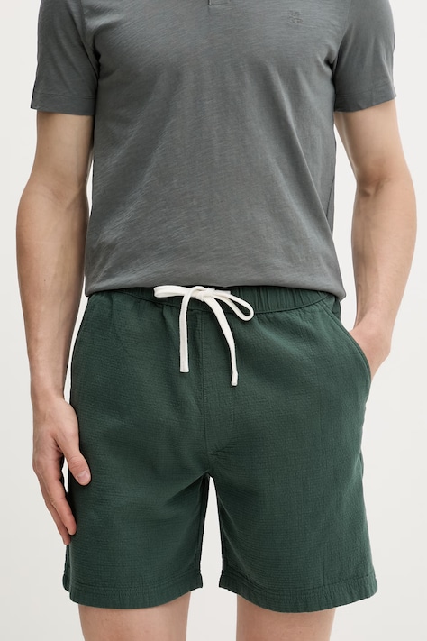 Marc O'Polo szorty męskie bawełniane zielone regular waist 5000010054