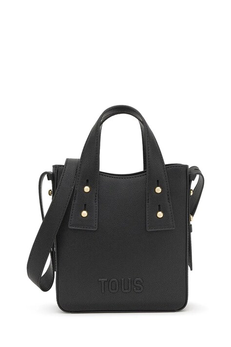 Tous Torebka tote damska z imitacji skóry czarna 2002373751