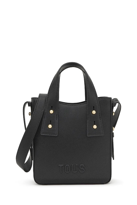 Tous Torebka tote damska z imitacji skóry czarna 2002373751