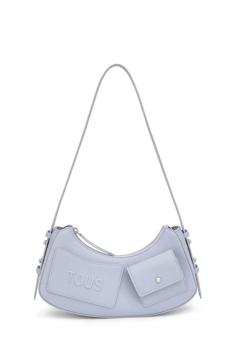 Tous torebka bagietka damska z imitacji skóry niebieska 2002373233