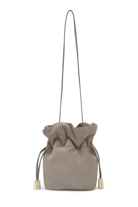 Tous torebka zamszowa kolor beżowy 2002375443