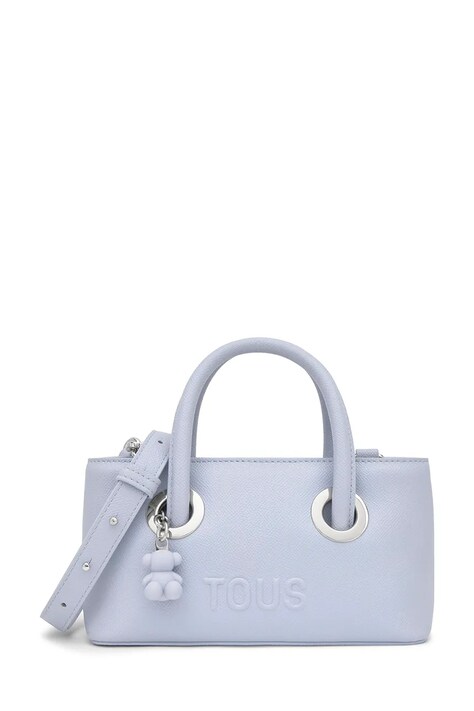 Tous torebka kuferek damska z imitacji skóry niebieska 2002377933