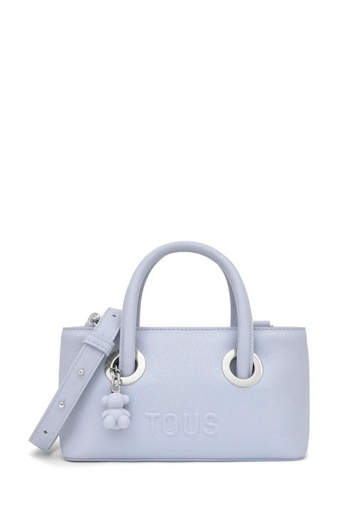Tous torebka kuferek damska z imitacji skóry niebieska 2002377933
