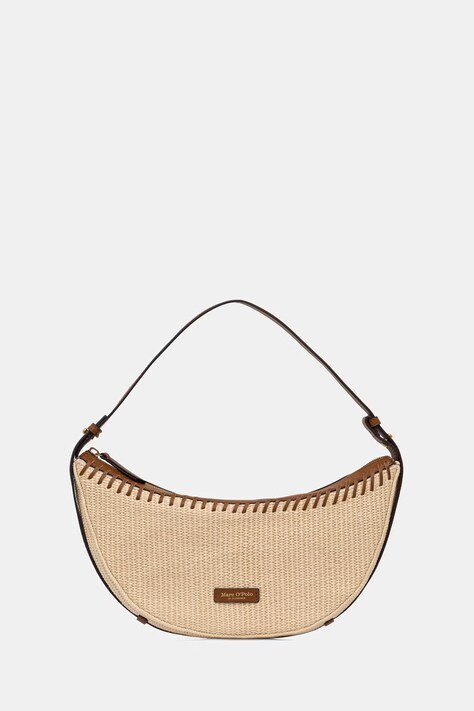 Marc O'Polo torebka rogal damska pleciona beżowa 5000010833