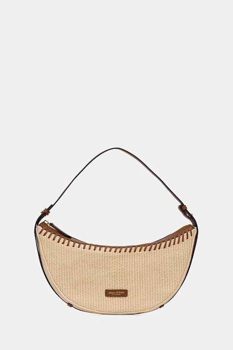 Marc O'Polo torebka rogal damska pleciona beżowa 5000010833