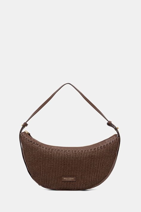 Marc O'Polo félhold táska női fonott barna 5000010833