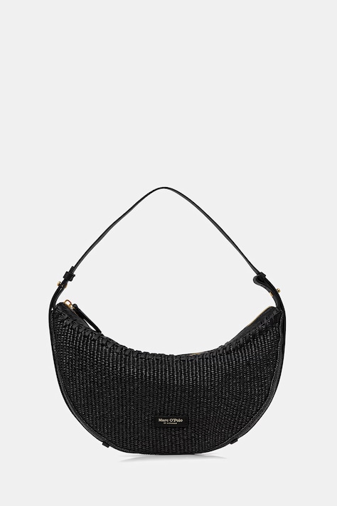 Marc O'Polo torebka rogal damska pleciona czarna 5000010833