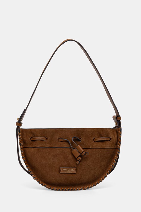 Marc O'Polo torebka crossbody damska zamszowa brązowa 5000010854