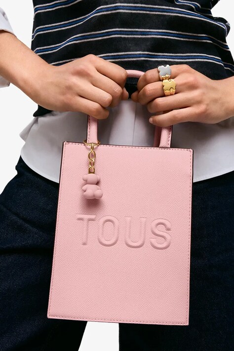 Tous torebka crossbody damska skórzana pomarańczowa 2002373815