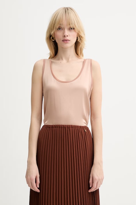 Silvian Heach top GOMOS kolor beżowy GPP26071TO