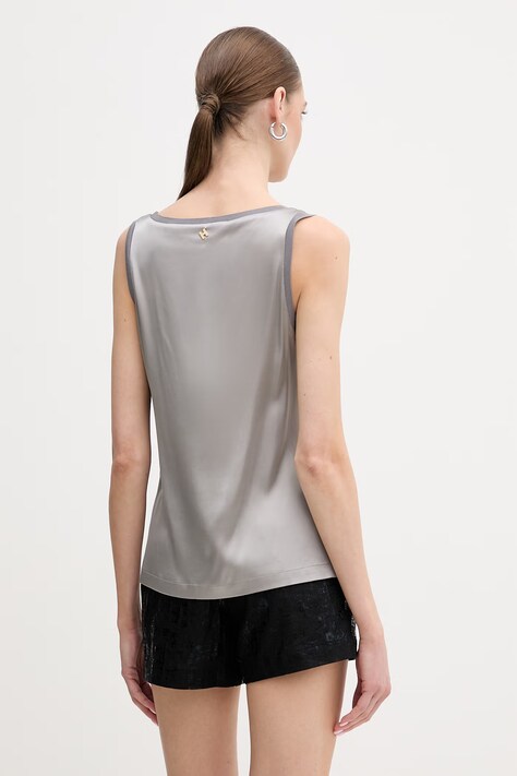 Silvian Heach top GOMOS kolor szary GPP26071TO
