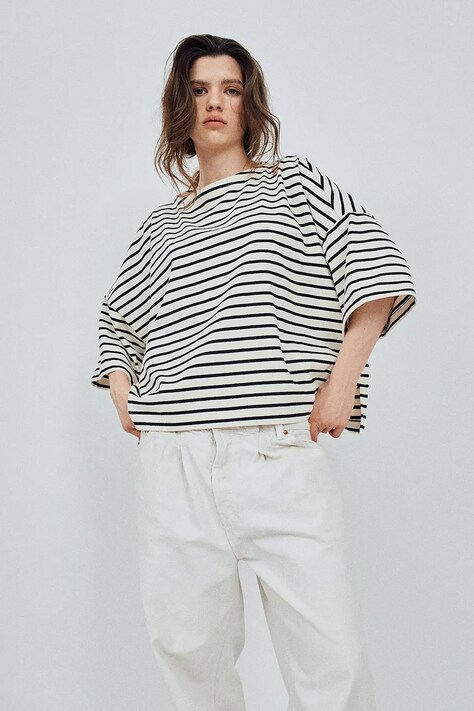 Muuv. t-shirt basic damski bawełniany KOAI biały